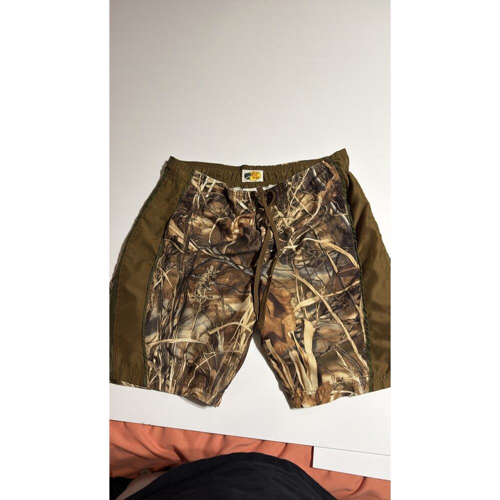 Bass Pro Shops Men's Camo Swim Trunks Large